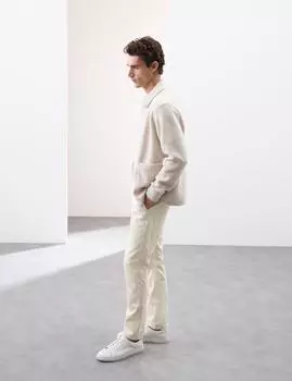 Итальянские брюки-чинос Slim Fit Autograph, экрю