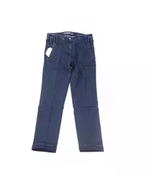 Итальянские джинсы чинос узкого кроя Jacob Cohn, синий