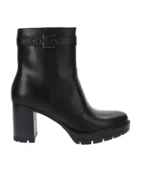 Итальянские кожаные женские ботильоны Nerogiardini, черный