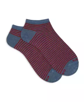 Итальянские мягкие хлопковые носки до щиколотки Gallo, мультиколор