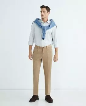 Итальянские мужские брюки чинос Devor Incipit, коричневый