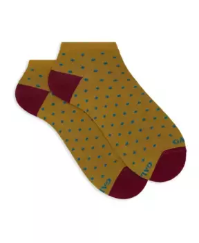 Итальянские носки в горошек Gallo, мультиколор