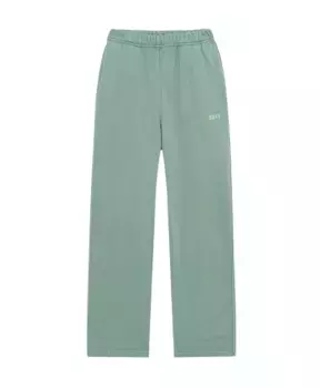 Итальянские расклешенные спортивные брюки из хлопкового флиса Sotf, синий