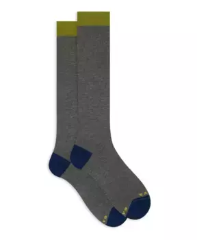 Итальянские ультралегкие хлопковые носки Gallo, серый