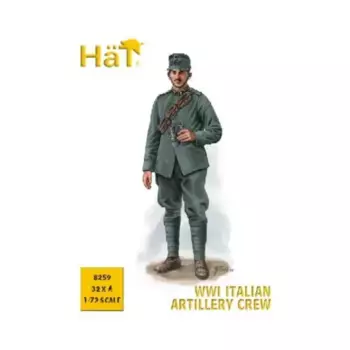 Итальянский артиллерийский расчет Первой мировой войны, Historical Plastic Military Figures - WWI (1:72) (Hat Industries)