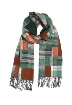 Итальянский шарф Claire Made in Italy Collezione alessandro, зеленый