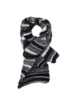 Итальянский шарф Liah мягкий и теплый Collezione alessandro, черный