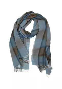 Итальянский шарф Тенеро мягкий и теплый Collezione alessandro, синий