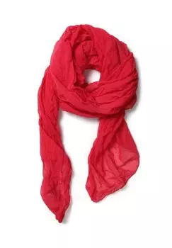 Итальянский шарф Uni Made in Italy Collezione alessandro, красный