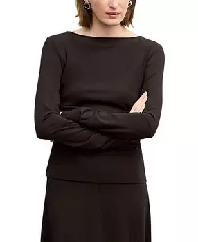 Итальянский трикотажный топ Percy M.M.LaFleur, черный