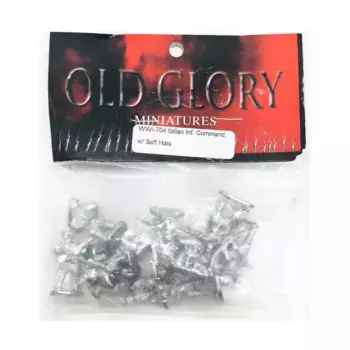 Итальянское пехотное командование в мягких шляпах, World War I (25mm) (Old Glory)