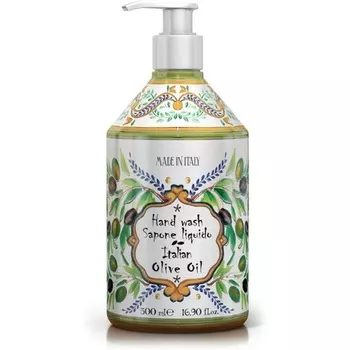 Итальянское жидкое мыло для рук Maioliche с оливковым маслом Rudy
