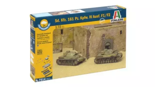Italeri 1:72 SdKfz161 PzKpfw IV F1 Fast AsKit