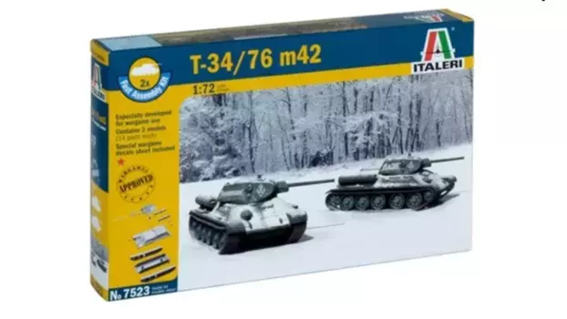Italeri 1:72 Т 34 / 76 м42 (2 ФА)