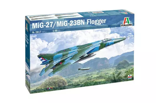 Italeri, МиГ-27/МиГ-23БН Флоггер 1/48, Пластиковая модель