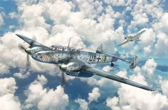 Italeri, Модельный комплект, bf-110c Zerstorer 1/72