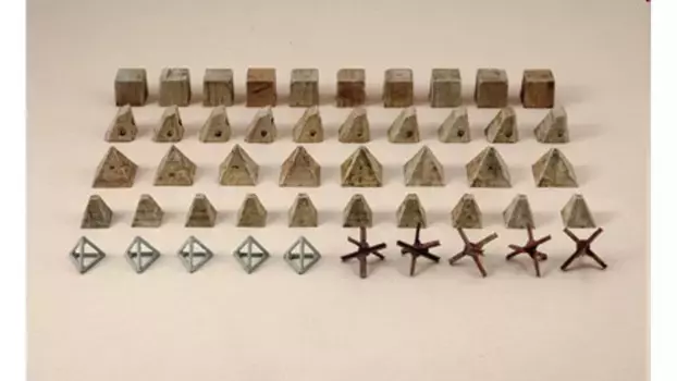 Italeri Противотанковые препятствия 1:72