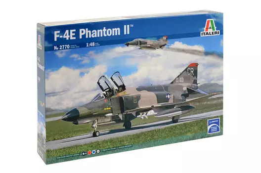 Italeri, Самолет F-4E Phantom II, Модельный комплект, 8+