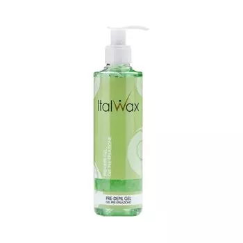 ItalWax Pre Wax Gel, Гель перед депиляцией Aloe (алоэ), 250мл