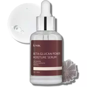 Iunik Beta-Glucan Power Deep Moisture Vegan Serum 50 мл Интенсивное увлажнение Экстракты грибов и дрожжей