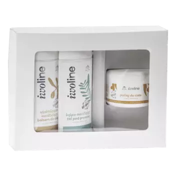 Iwoline набор: гель для душа, 200 мл + лосьон для тела, 200 мл + скраб для тела, 280 г
