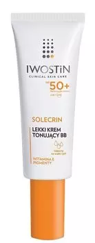 Iwostin Solecrin BB SPF50+ красящий крем с фильтром, 30 ml