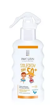 Iwostin Solecrin, защитный спрей для детей, SPF 50+, 175 мл