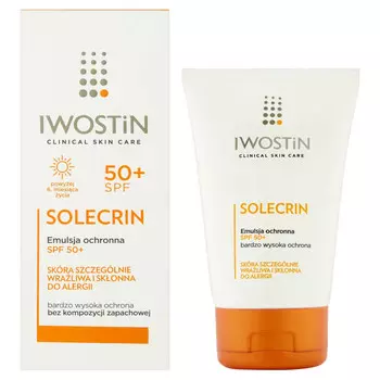 Ивостин, Солерцин, защитная эмульсия, SPF 50, 100 мл Iwostin
