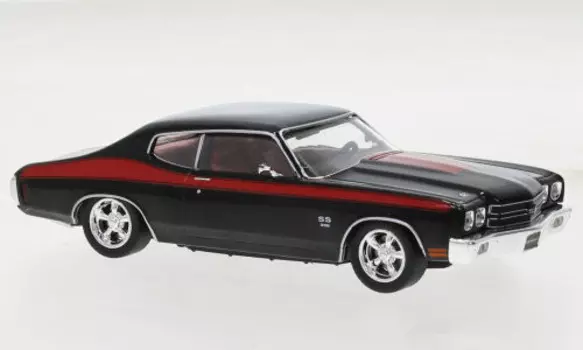 Ixo Models Chevrolet Chevelle Ss Черный Красный 1970 1:43 Clc477