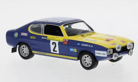 Ixo Models Ford Capri #2 Sachs Rally Baltic 1972 1:43 Rac308