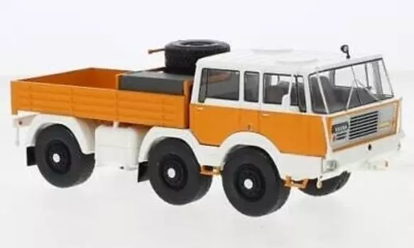 Ixo Models Tatra 813 6X6 1968 Оранжевый Белый 1:43 Tru039