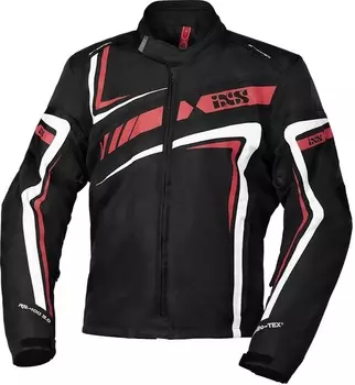 Куртка IXS Sport RS-400-ST 2.0 для мотоцикла Текстильная, черно-красно-белая
