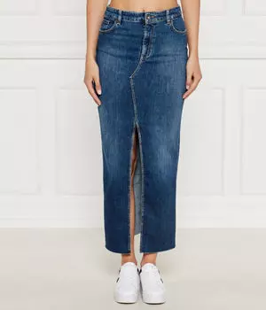 Из джинсовой юбки Marc Cain, синий