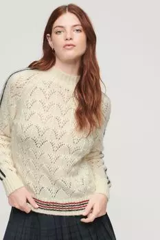 Из трикотажа пуантелле Superdry
