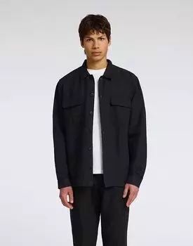 Избранная мужская верхняя рубашка черного цвета Selected Homme