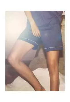 Избранное волшебные пижамные шорты хлопок Calida, синий