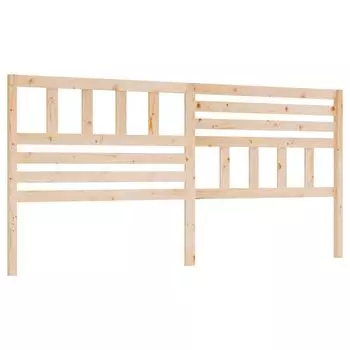 Изголовье vidaXL 186x4x100 см массив сосны