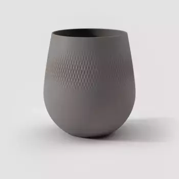 Изготовление вазы Villeroy & Boch, серо-коричневый