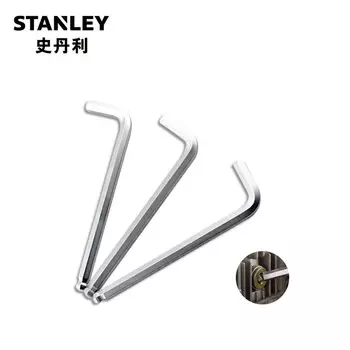 Изготовленная на заказ метрическая длинная шаровая головка Stanley Шестигранный ключ Шестигранный ключ 5,5 мм (6 шт. в упаковке) STMT94105-8-23