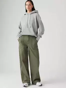 Излишки прямых женских брюк Levi's, зеленый
