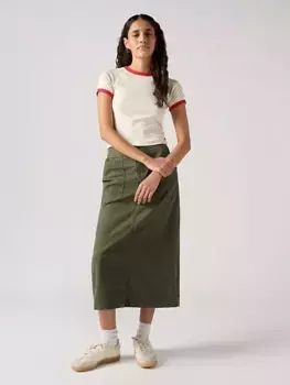 Излишки юбки Levi's, зеленый