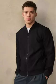 Изменить смарт куртку бомбер Next, черный