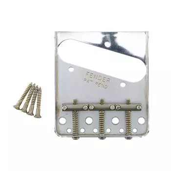 Изношенный мост Fender Road в сборе Road Worn Tele Bridge