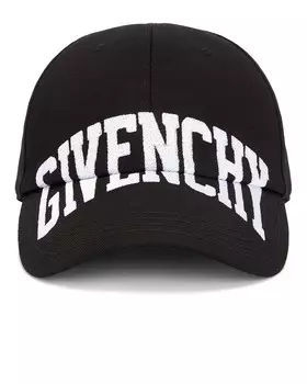 Изогнутая кепка с вышитым логотипом Givenchy, черный