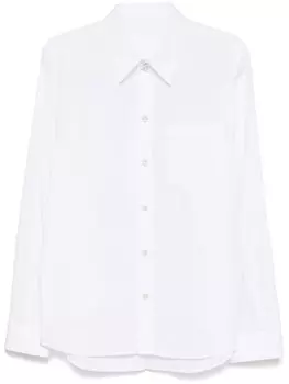 Изогнутая классическая рубашка Helmut Lang, белый