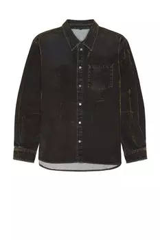 Изогнутая рубашка Helmut Lang, зеленый