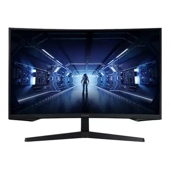 Изогнутый игровой монитор Samsung C27G54TQWC, 27", 2560 х 1440, 144 Гц, VA, черный