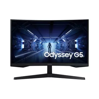 Изогнутый игровой монитор Samsung Odyssey G5, 34", 3440x1440, 165 Гц, VA, черный