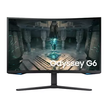 Изогнутый игровой монитор Samsung Odyssey G6 G65B, 32", 2560x1440, 240 Гц, VA, черный