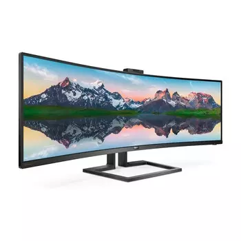 Изогнутый монитор Philips SuperWide 499P9H1, 49", 5120x1440, 70 Гц, VA, черный